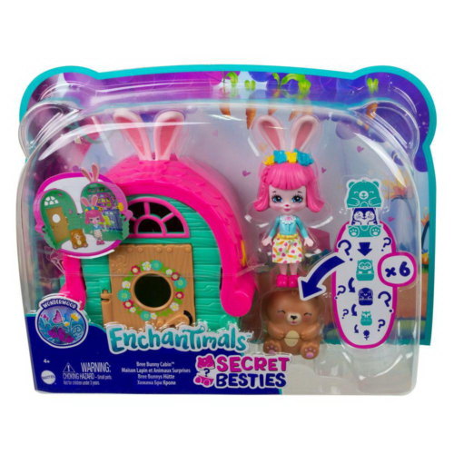 Игровой набор Mattel Enchantimals Домик-сюрприз Бри Кроли - 0