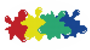 Вышивка крестиком V25 "Логотип Цветной"