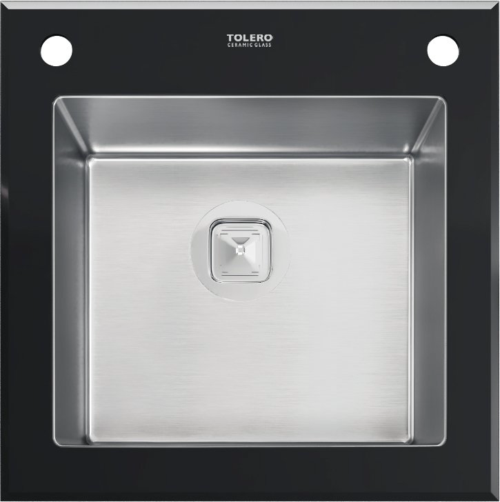 Кухонная мойка TOLERO Ceramic Glass TG-500 (TG-500 Чёрная) - 0