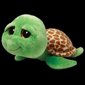 Мягкая игрушка Черепашка Shellby (зеленая) Beanie Boo's, 40,64см