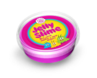 Слайм Master IQ Jelly Slime готовый розовый с блестками - 0