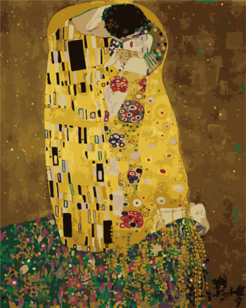 Картина по номерам MG543 "Поцелуй Густав Климт"