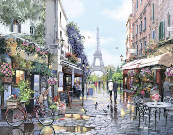 Алмазная живопись LG260 "Париж Весной"