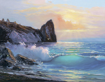 Алмазная живопись LG258 "Береговые ландшафты"