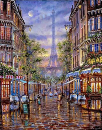 Алмазная живопись LG062 "Монмартр Париж"