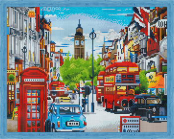 Алмазная живопись QA201725 "Улочки Лондона"