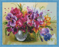 Алмазная живопись QA201926 "Летние цветы" - 0