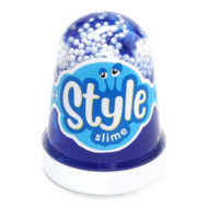 Слайм LORI Style Slime с шариками "Синий с ароматом тутти-фрутти", 130мл. - 0