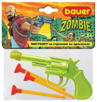 Игровой набор Bauer Охотник на зомби Пистолет со стрелами на присосках - 0