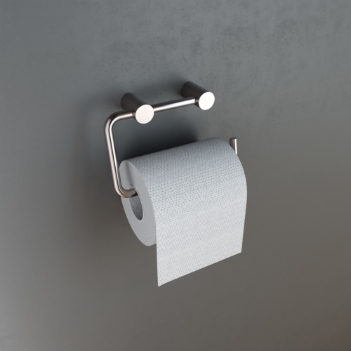 Держатель для туалетной бумаги IDDIS Petite без крышки, сплав металлов, сатин (PETSS00i43) - 2