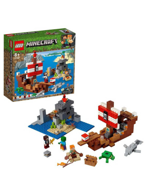 Конструктор LEGO Minecraft Приключения на пиратском корабле - 0