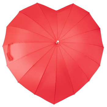 Зонт Сердце красный