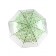Зонт малый - Цветы зеленые - 2