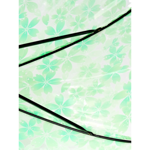 Зонт малый - Цветы зеленые - 5
