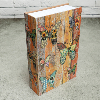 Книга сейф - Бабочки (24см)