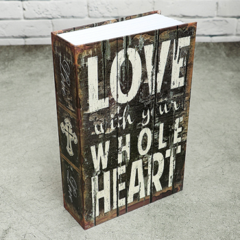 Книга сейф - Люблю всем сердцем (24см)