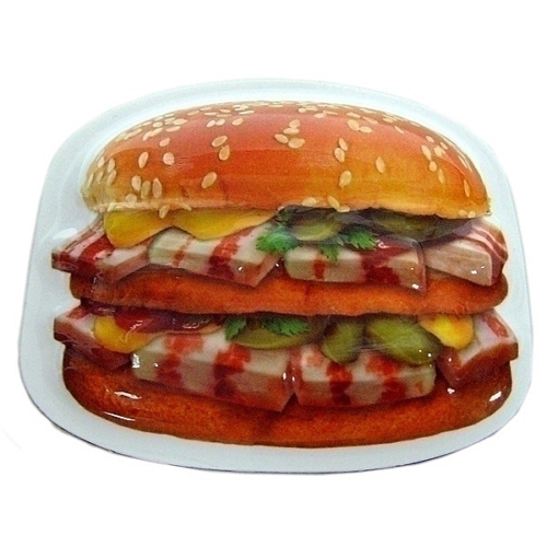 Магнит Гамбургер с салом - 0