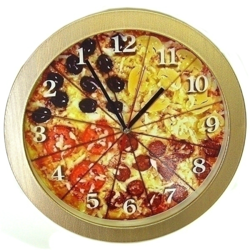 Часы АнтиЧасы Пицца - 0