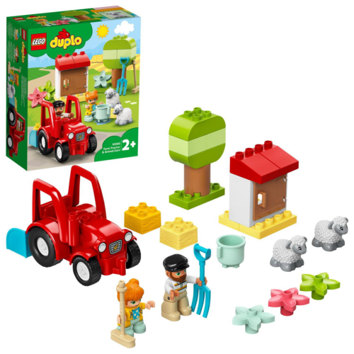 Конструктор LEGO DUPLO Town Фермерский трактор и животные - 0