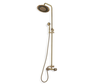 Комплект для душевой (без излива) душ "Круг" Bronze de Luxe ROYAL (10118DF)