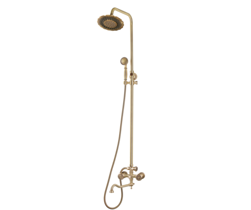 Комплект двухручковый для ванны и душа Bronze de Luxe ROYAL (10121DDF) - 0