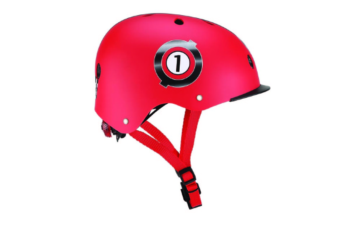 Шлем красный Globber ELITE LIGHTS - XS/S (48-53см)
