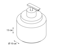 Дозатор для жидкого мыла FIXSEN Rich (FX-251-1) - 1