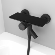 Смеситель для ванны IDDIS Shelfy с управлением Push Control, черный матовый (SHEBLBTi02WA) - 8