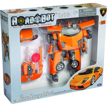Робот-трансформер Lamborghini Roadbot, 1:18, свет, звук