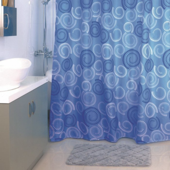 Штора для ванной комнаты Milardo Ultramarine Dots, 180*200 см (900P180M11)