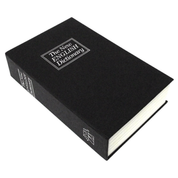 Книга сейф черная - Английский словарь (24 см)