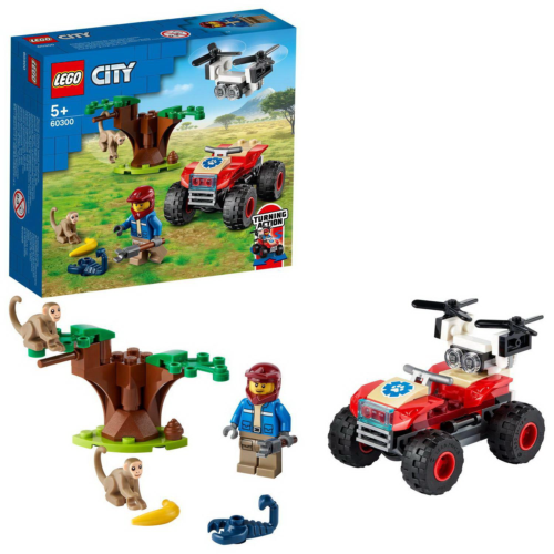 Конструктор LEGO City Wildlife Спасательный вездеход для зверей - 0