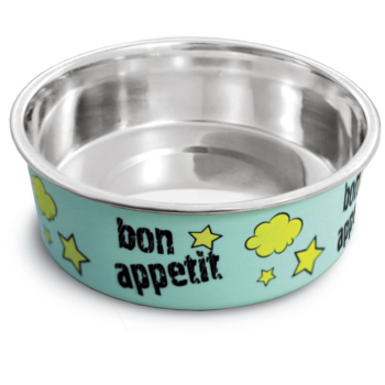 Миска металлическая на резинке Bon Appetit - 450мл