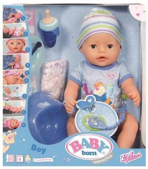 Кукла-мальчик многофункциональная BABY born, 43 см - 0