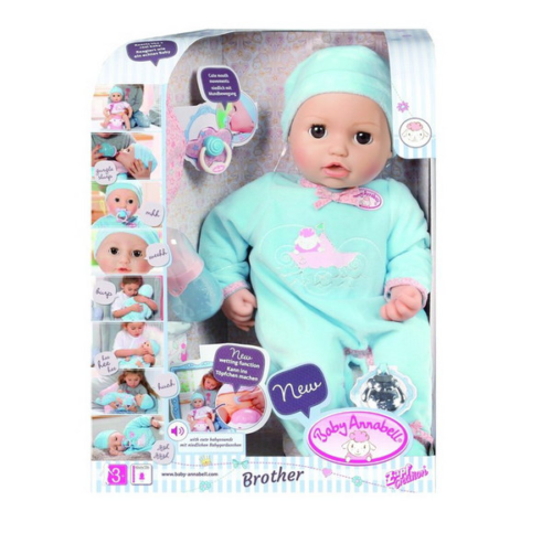 Кукла-мальчик многофункциональная Baby Annabell, 46 см - 0