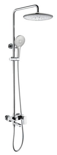 Душевая колонна со смесителем для ванны Bravat Riffle (F6336370CP-A-RUS) - 0