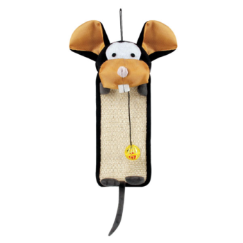 Коврик-когтеточка из сизаля Веселая мышь