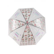 Зонт розовый - Единорог №6 - 2