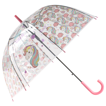 Зонт розовый - Единорог №6