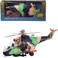 Вертолет Abtoys Боевая Сила военный (камуфляж), эл/мех, световые и звуковые эффекты, в коробке - 0