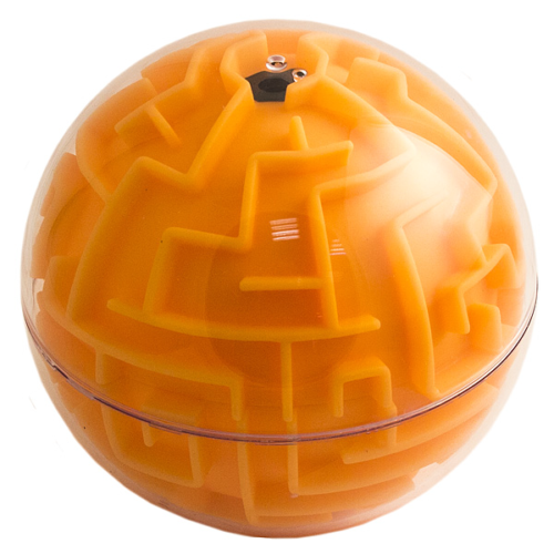 Головоломка лабиринт - Сфера оранжевая - 0