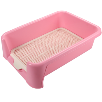 Туалет розовый P587 для собак (40см х 40см х 15,5см)