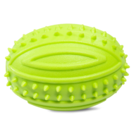 Игрушка для собак из резины - Мяч для регби с шипами (9см) - 0