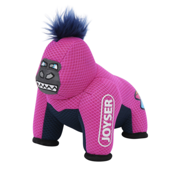 Игрушка для собак JOYSER Mightus Горилла J-Rilla с пищалкой M/L розовая, 27 см