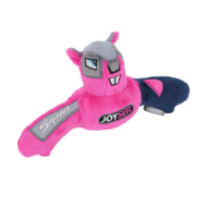 Игрушка для собак JOYSER Squad mini Белка J-Rell с пищалкой S/M розовая, 19 см - 0