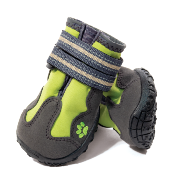 Ботинки для собак зеленые - 6,5см х 5,5см х 5см (4шт.)