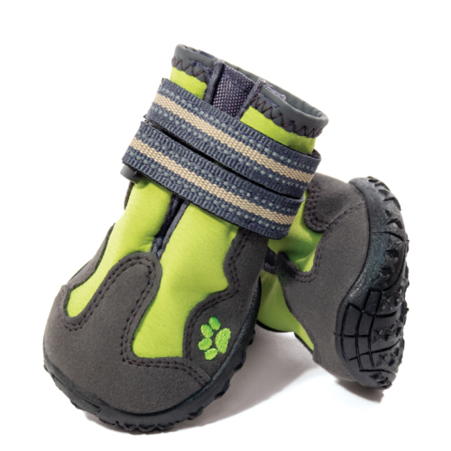 Ботинки для собак зеленые - 4,5см х 4см х 4,5см (4шт.) - 0