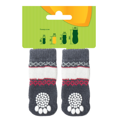 Носки для собак - Снежинка (Размер M) - 3
