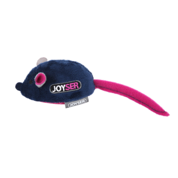 Игрушка для кошек JOYSER Cat Motion Мышка со звуковым чипом синяя, 16 см 