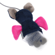 Игрушка для кошек JOYSER Cat Teaser Дразнилка на палец Летучая мышка синяя, 12 см - 1